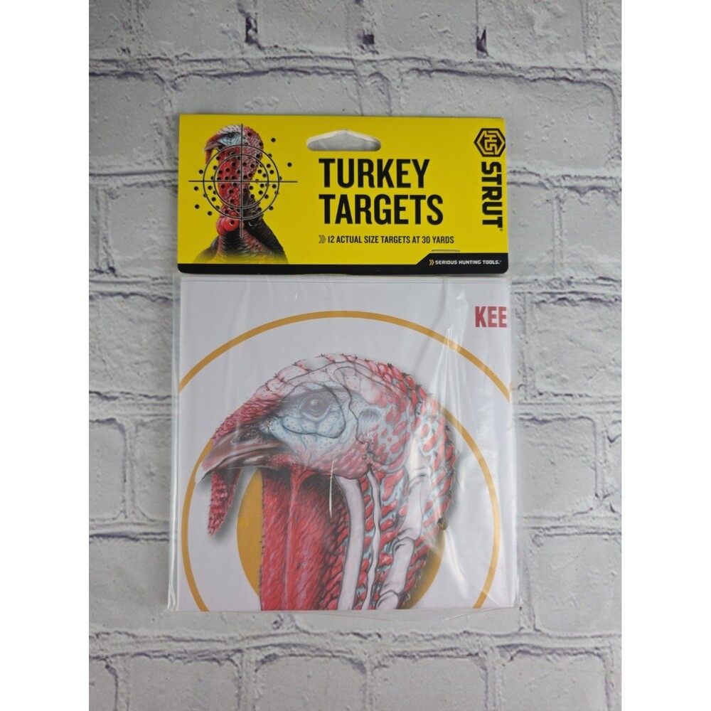 HS STRUT 12 Turkey Targets At 30 Yards, 11” X 11”, Pattern Your Shotgun (8)